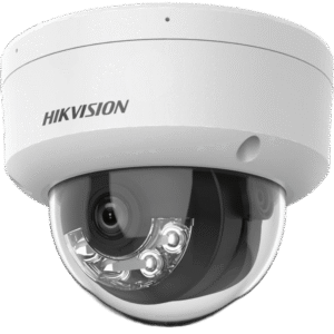 Caméra réseau IP dôme 4 MP  fixe hybride intelligente  Hikvision avec micro  intergré