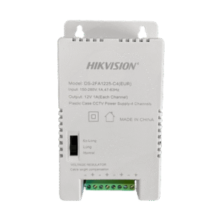 SMPS multicanal 48W 12VDC/1A par canal, protection contre la surtension ( 0-STD) Hikvision