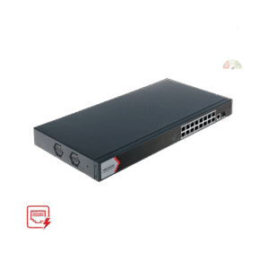 COMMUTATEUR16 Port Gigabit Smart POE Switch 18 x gigabit PoE RJ45 ports, Hikvision
