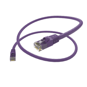 Cordon de brassage 1M FTP Cat6a T-LAN  violet
