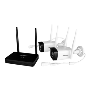 Kit de vidéosurveillance Hikvision NK-S422W0H avec 2 caméras Wifi Bullet 2M