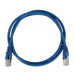 Cordons de brassage 0,5m FTP cat6 T-LAN bleu