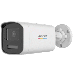 Caméra IP réseau fixe bullet couleur ColorVu avec éclairage hybride intelligent Hikvision 2 MP avec micro